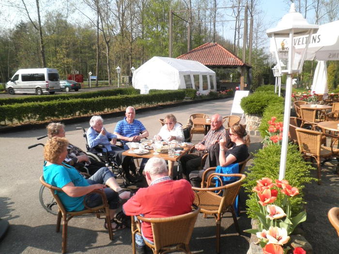 Terrasje in de polder